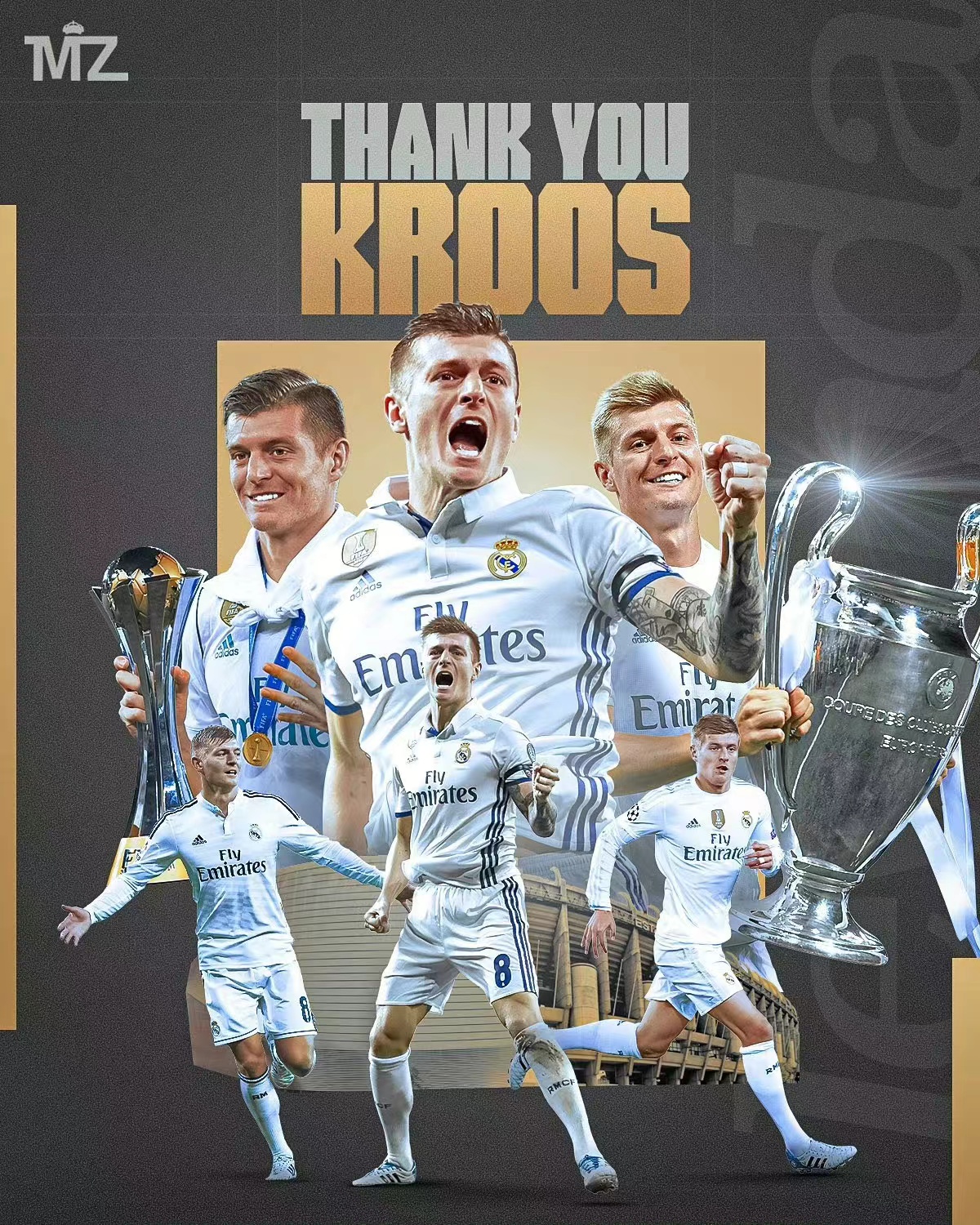 Kroos' farvel, farvel, Tysklands landslagstrøye og Real Madrid hvit trøye